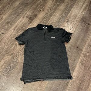Youth Calvin Klein zip polo small